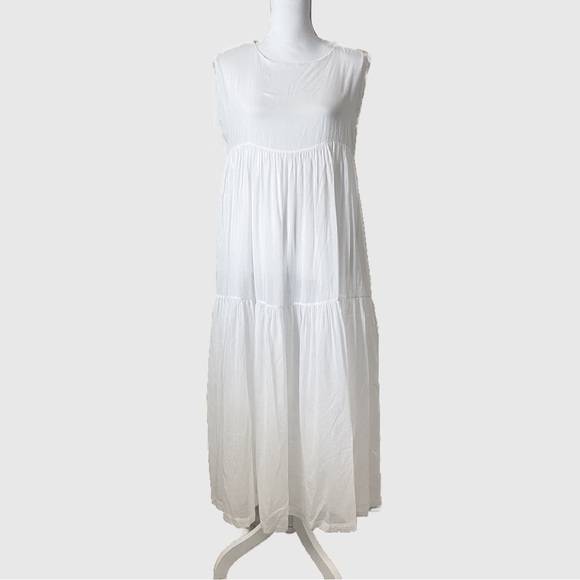 NWT EKA Design White Pine Tiered Dress Small - Picture 4 of 16